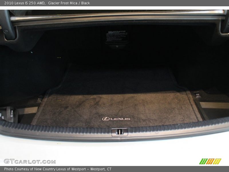 Glacier Frost Mica / Black 2010 Lexus IS 250 AWD