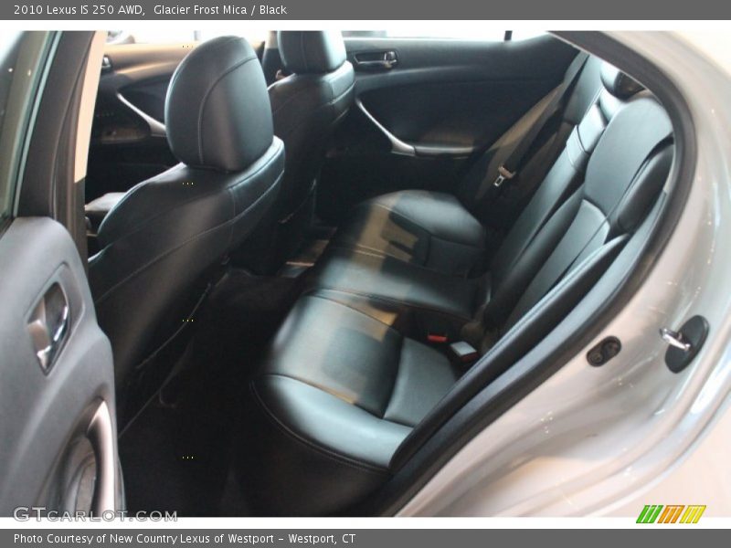 Glacier Frost Mica / Black 2010 Lexus IS 250 AWD