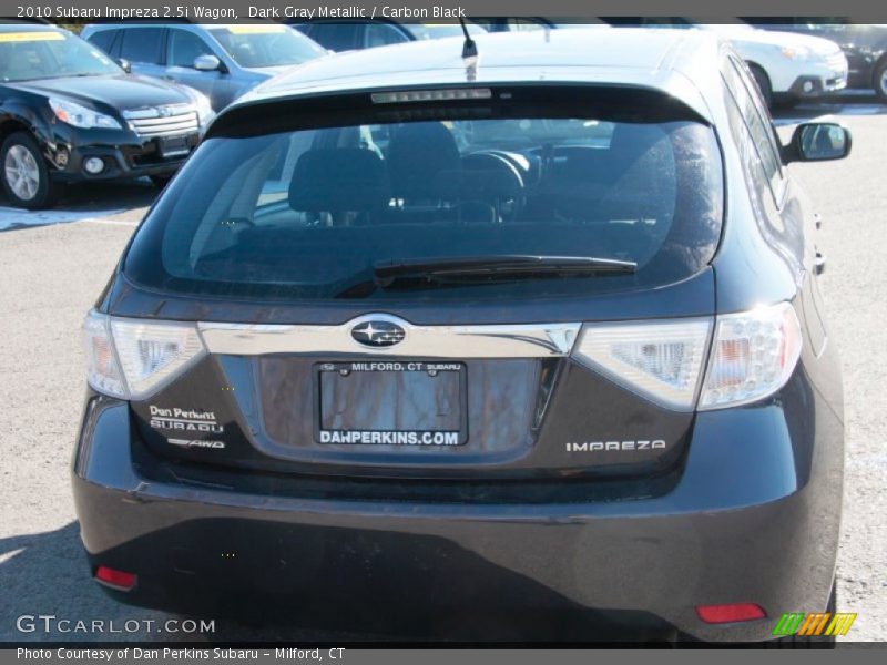 Dark Gray Metallic / Carbon Black 2010 Subaru Impreza 2.5i Wagon