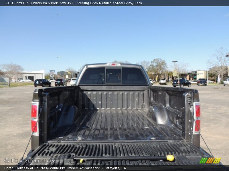 Sterling Grey Metallic / Steel Gray/Black 2011 Ford F150 Platinum SuperCrew 4x4