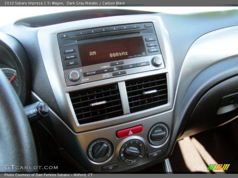 Dark Gray Metallic / Carbon Black 2010 Subaru Impreza 2.5i Wagon