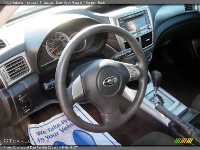 Dark Gray Metallic / Carbon Black 2010 Subaru Impreza 2.5i Wagon