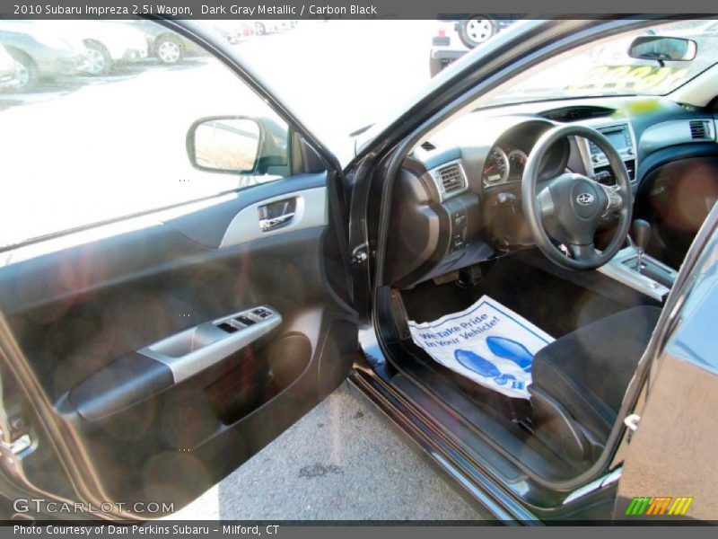 Dark Gray Metallic / Carbon Black 2010 Subaru Impreza 2.5i Wagon