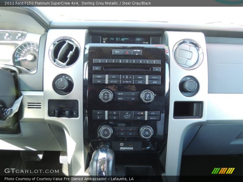 Sterling Grey Metallic / Steel Gray/Black 2011 Ford F150 Platinum SuperCrew 4x4