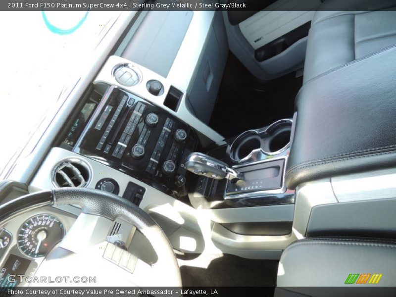 Sterling Grey Metallic / Steel Gray/Black 2011 Ford F150 Platinum SuperCrew 4x4