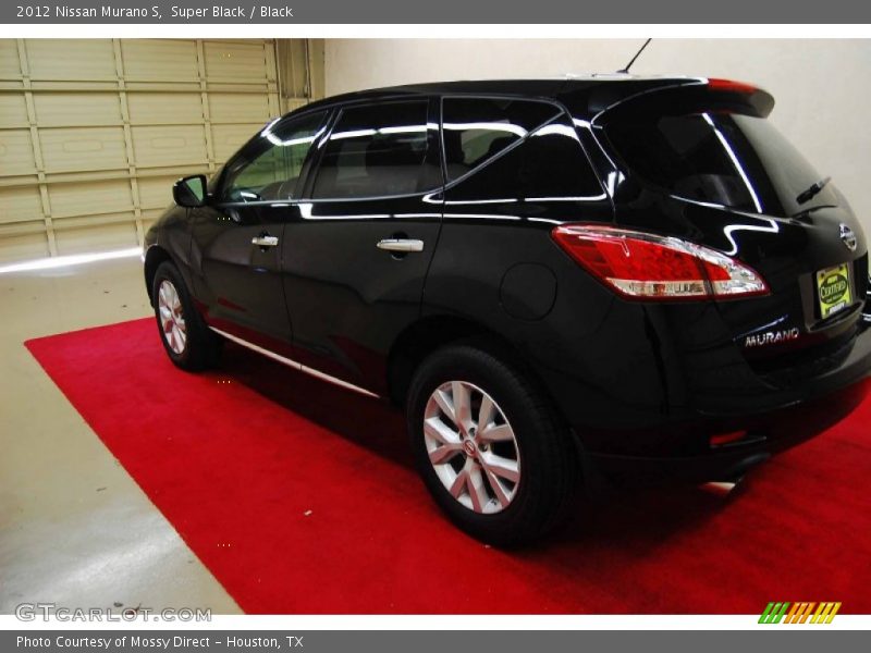 Super Black / Black 2012 Nissan Murano S