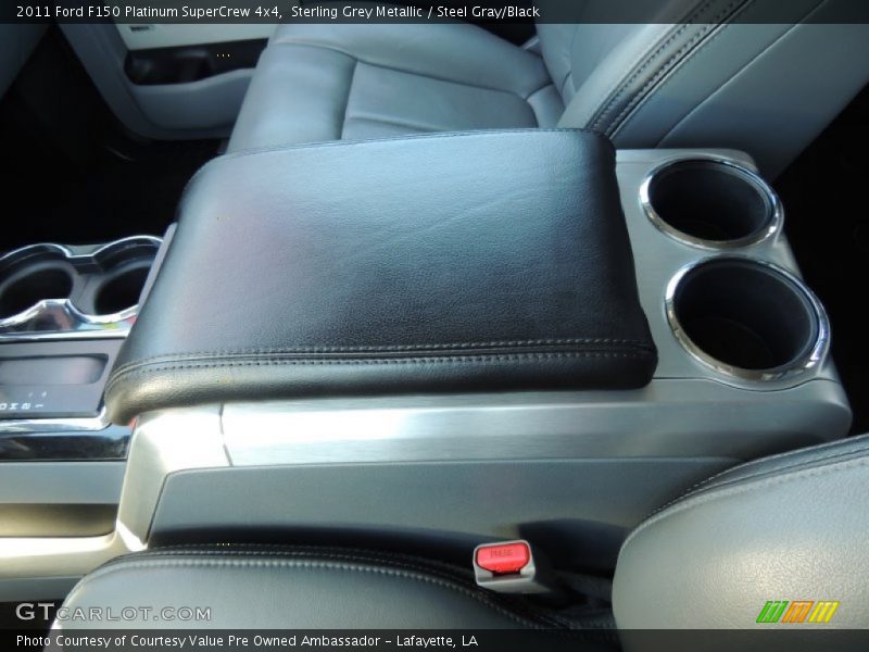 Sterling Grey Metallic / Steel Gray/Black 2011 Ford F150 Platinum SuperCrew 4x4