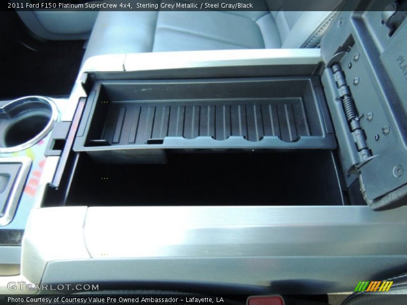 Sterling Grey Metallic / Steel Gray/Black 2011 Ford F150 Platinum SuperCrew 4x4