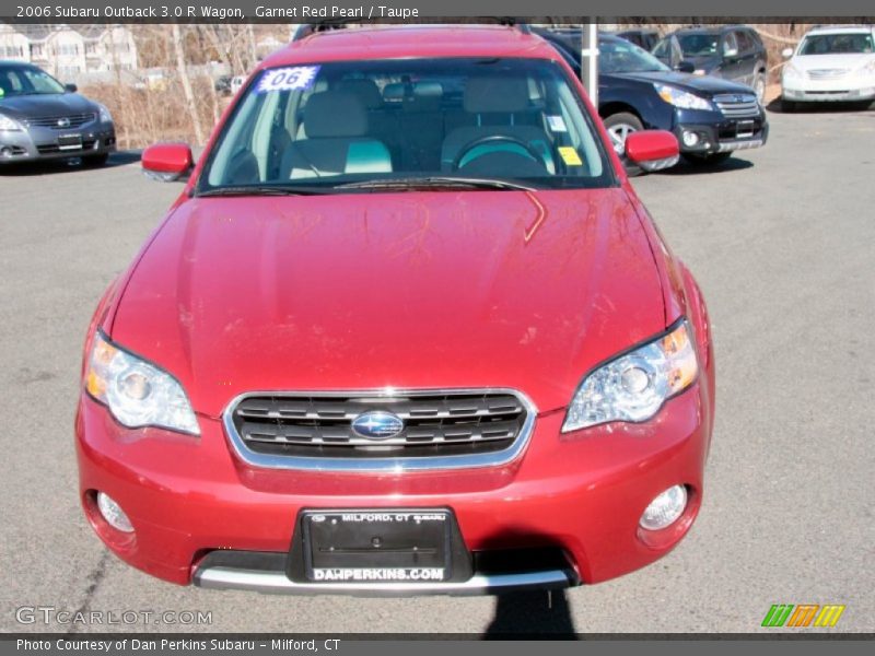 Garnet Red Pearl / Taupe 2006 Subaru Outback 3.0 R Wagon