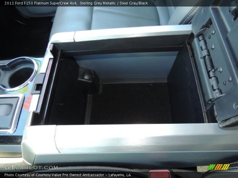 Sterling Grey Metallic / Steel Gray/Black 2011 Ford F150 Platinum SuperCrew 4x4