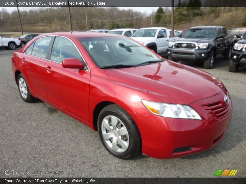Barcelona Red Metallic / Bisque 2009 Toyota Camry LE