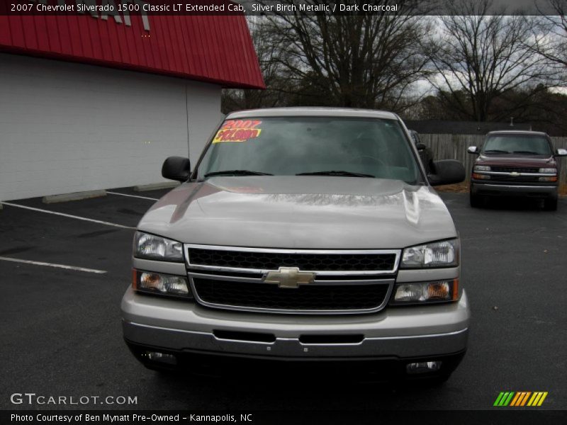 Silver Birch Metallic / Dark Charcoal 2007 Chevrolet Silverado 1500 Classic LT Extended Cab