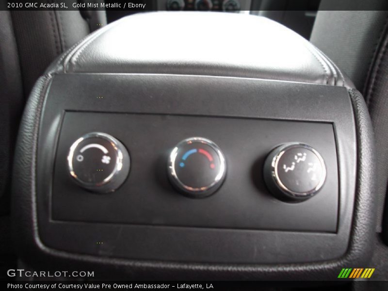 Gold Mist Metallic / Ebony 2010 GMC Acadia SL