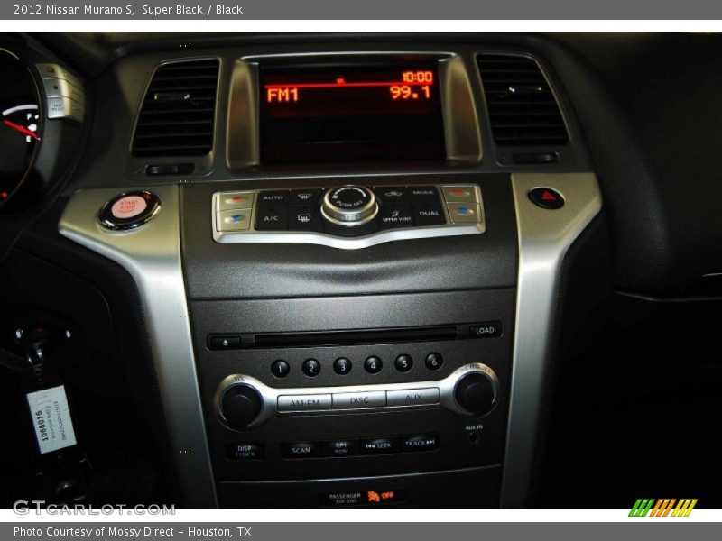 Super Black / Black 2012 Nissan Murano S