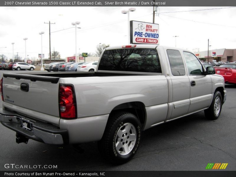 Silver Birch Metallic / Dark Charcoal 2007 Chevrolet Silverado 1500 Classic LT Extended Cab