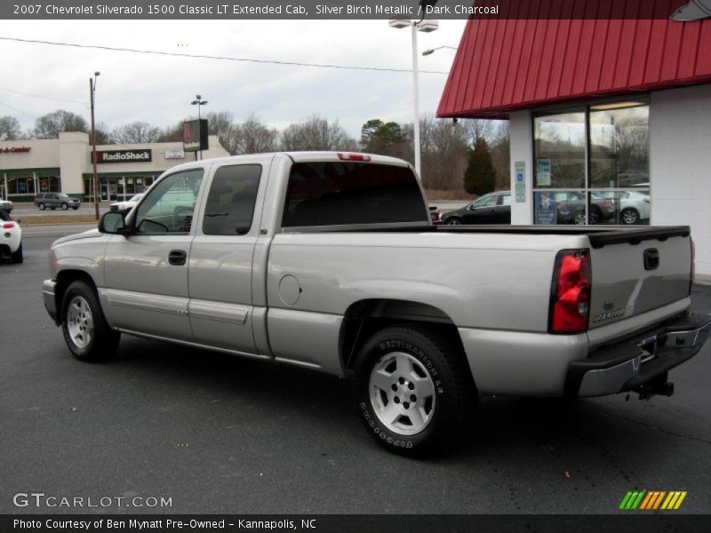 Silver Birch Metallic / Dark Charcoal 2007 Chevrolet Silverado 1500 Classic LT Extended Cab