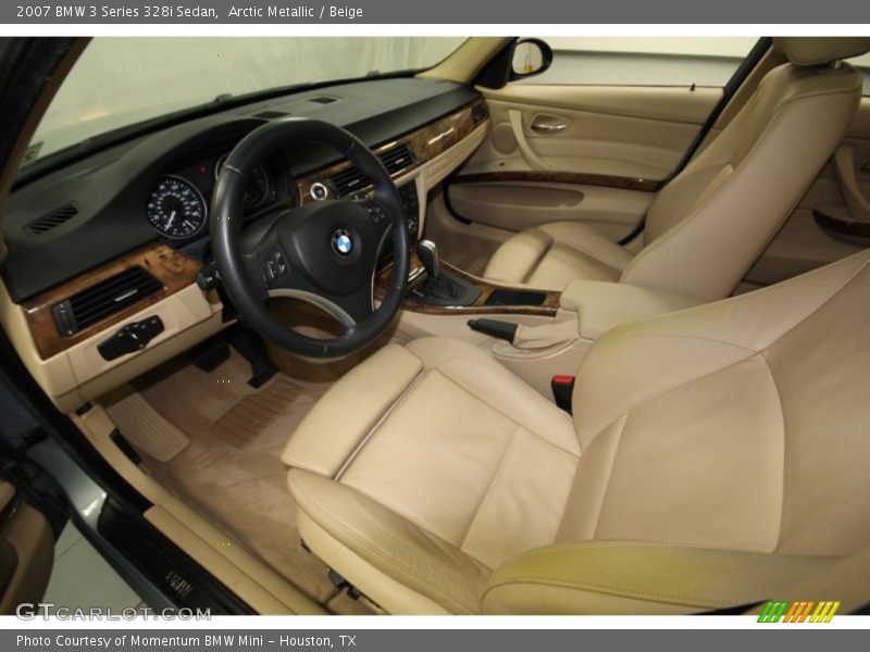 Beige Interior - 2007 3 Series 328i Sedan 