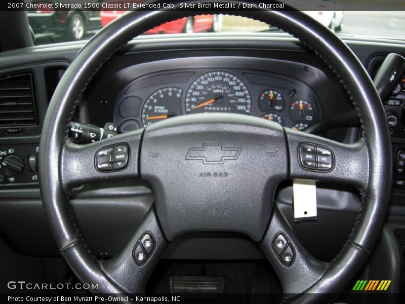 Silver Birch Metallic / Dark Charcoal 2007 Chevrolet Silverado 1500 Classic LT Extended Cab