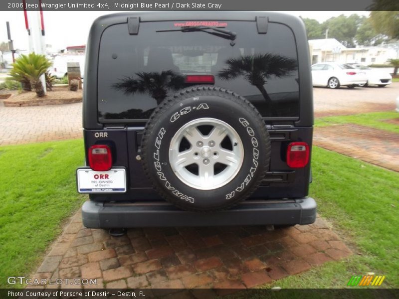 Midnight Blue Pearl / Dark Slate Gray 2006 Jeep Wrangler Unlimited 4x4