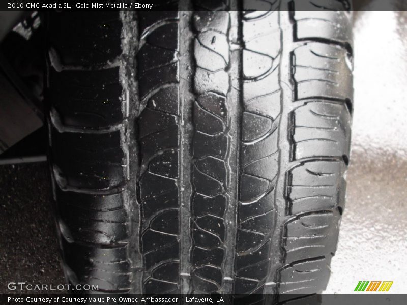 Gold Mist Metallic / Ebony 2010 GMC Acadia SL