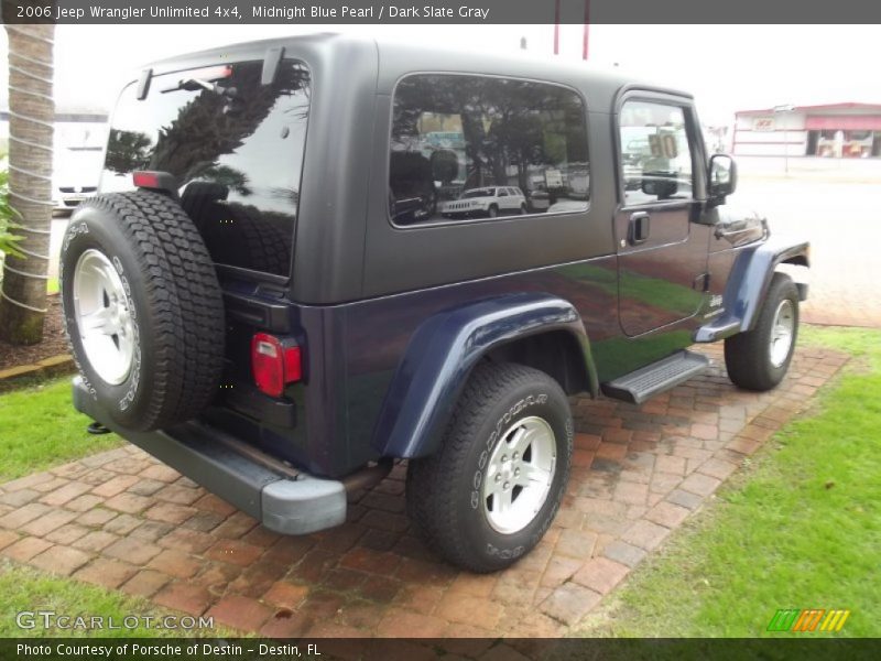 Midnight Blue Pearl / Dark Slate Gray 2006 Jeep Wrangler Unlimited 4x4
