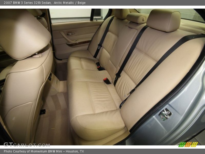 Rear Seat of 2007 3 Series 328i Sedan