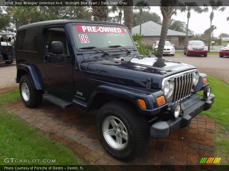 Front 3/4 View of 2006 Wrangler Unlimited 4x4