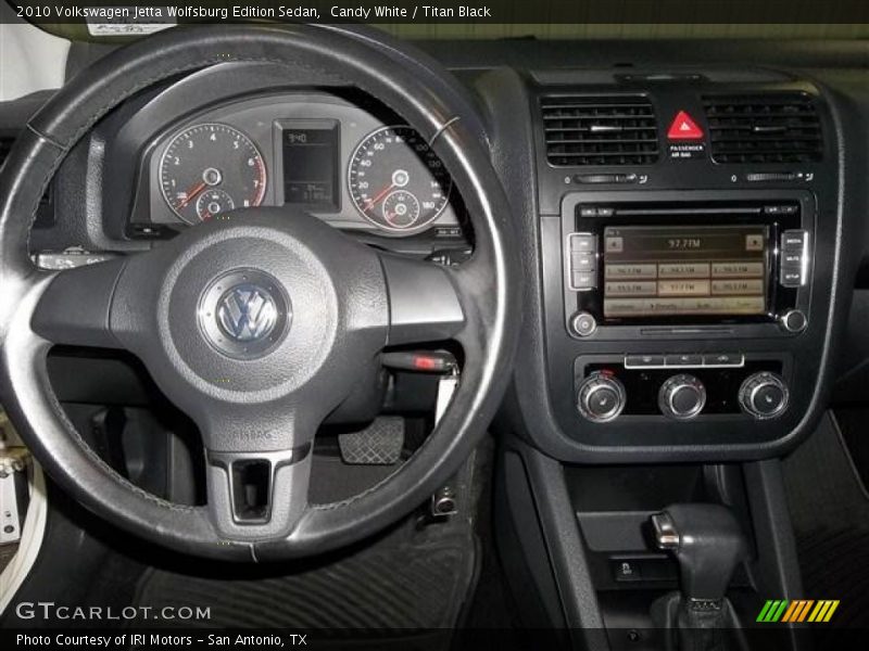 Candy White / Titan Black 2010 Volkswagen Jetta Wolfsburg Edition Sedan
