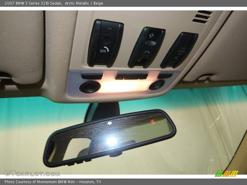 Arctic Metallic / Beige 2007 BMW 3 Series 328i Sedan