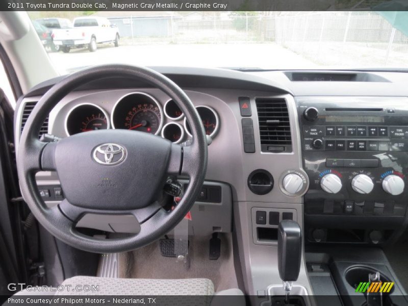 Magnetic Gray Metallic / Graphite Gray 2011 Toyota Tundra Double Cab