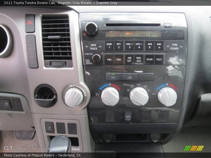 Magnetic Gray Metallic / Graphite Gray 2011 Toyota Tundra Double Cab