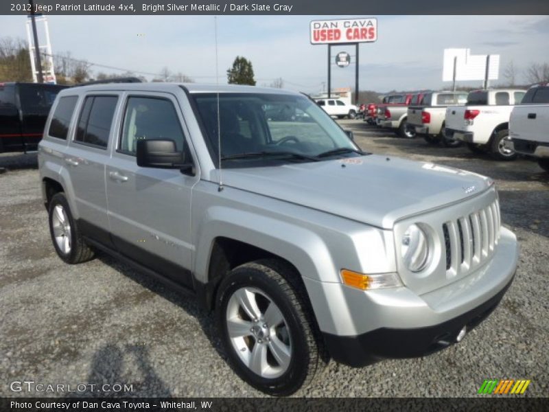 Bright Silver Metallic / Dark Slate Gray 2012 Jeep Patriot Latitude 4x4