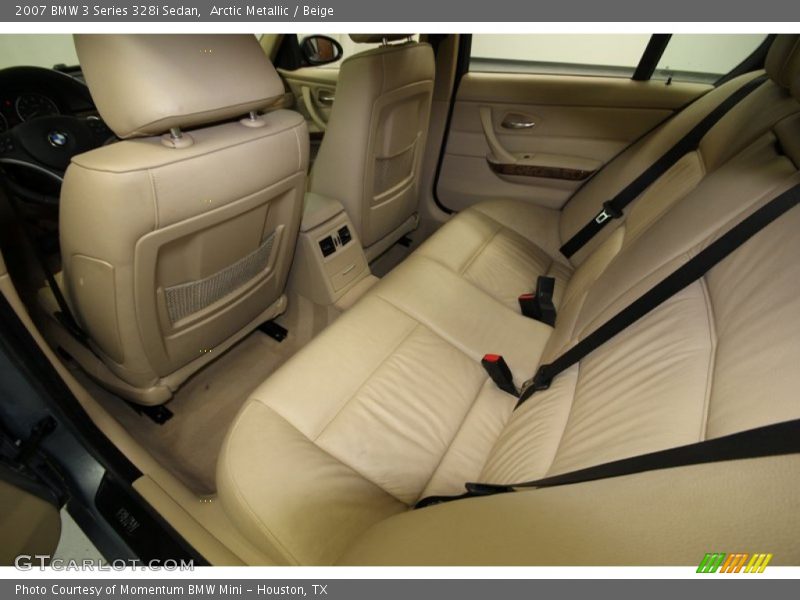 Rear Seat of 2007 3 Series 328i Sedan