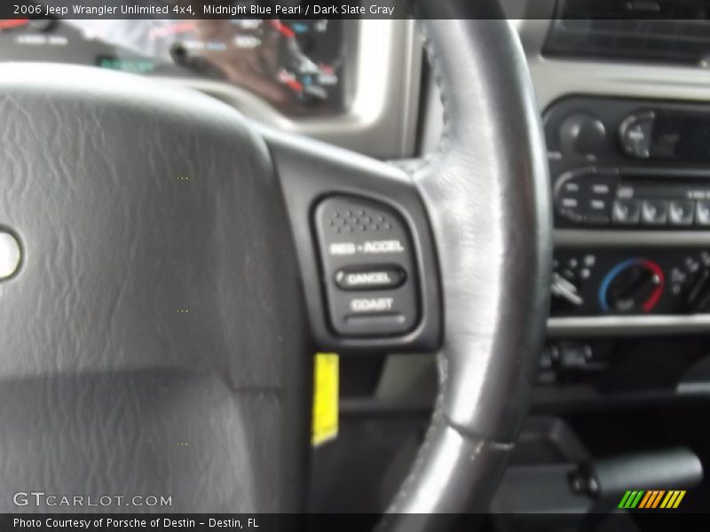 Midnight Blue Pearl / Dark Slate Gray 2006 Jeep Wrangler Unlimited 4x4