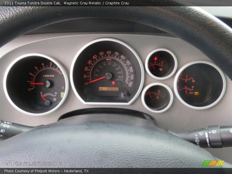 Magnetic Gray Metallic / Graphite Gray 2011 Toyota Tundra Double Cab