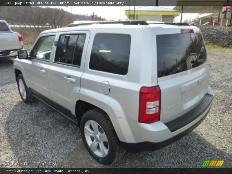 Bright Silver Metallic / Dark Slate Gray 2012 Jeep Patriot Latitude 4x4