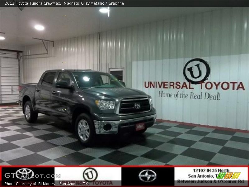 Magnetic Gray Metallic / Graphite 2012 Toyota Tundra CrewMax