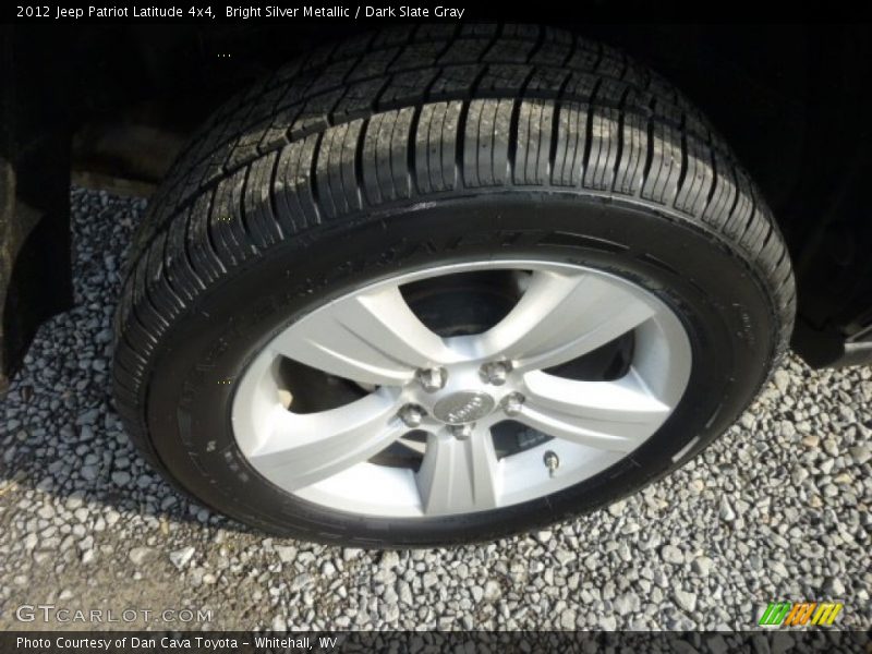 Bright Silver Metallic / Dark Slate Gray 2012 Jeep Patriot Latitude 4x4