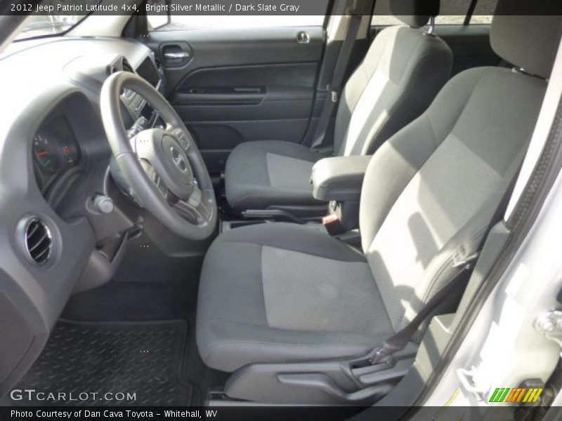Bright Silver Metallic / Dark Slate Gray 2012 Jeep Patriot Latitude 4x4