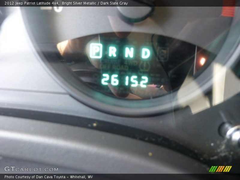 Bright Silver Metallic / Dark Slate Gray 2012 Jeep Patriot Latitude 4x4
