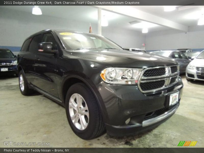 Dark Charcoal Pearl / Dark Graystone/Medium Graystone 2011 Dodge Durango Crew 4x4