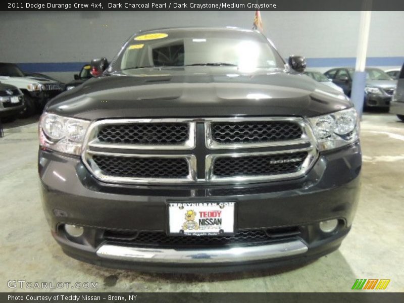 Dark Charcoal Pearl / Dark Graystone/Medium Graystone 2011 Dodge Durango Crew 4x4