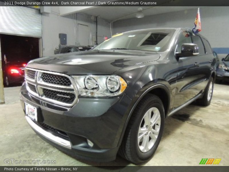 Dark Charcoal Pearl / Dark Graystone/Medium Graystone 2011 Dodge Durango Crew 4x4
