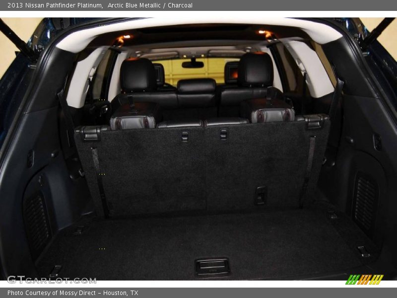 Arctic Blue Metallic / Charcoal 2013 Nissan Pathfinder Platinum