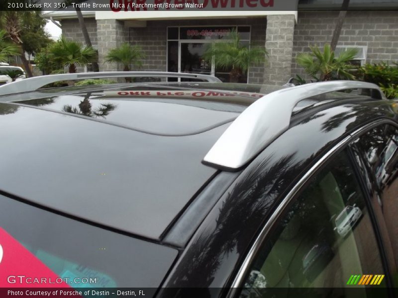 Truffle Brown Mica / Parchment/Brown Walnut 2010 Lexus RX 350