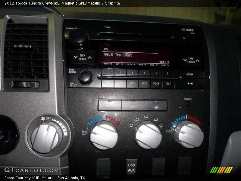 Magnetic Gray Metallic / Graphite 2012 Toyota Tundra CrewMax