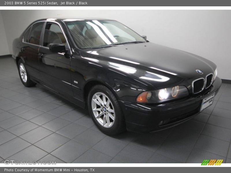 Jet Black / Black 2003 BMW 5 Series 525i Sedan