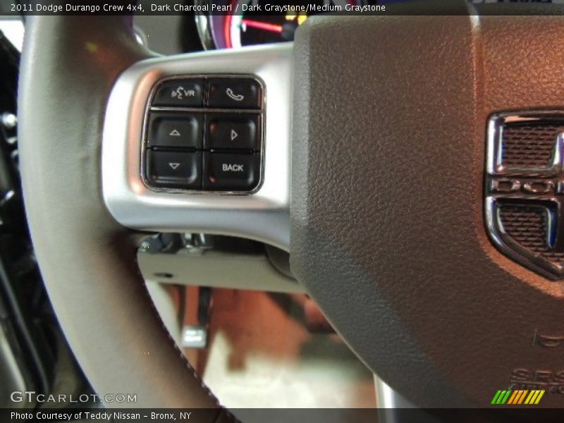 Dark Charcoal Pearl / Dark Graystone/Medium Graystone 2011 Dodge Durango Crew 4x4