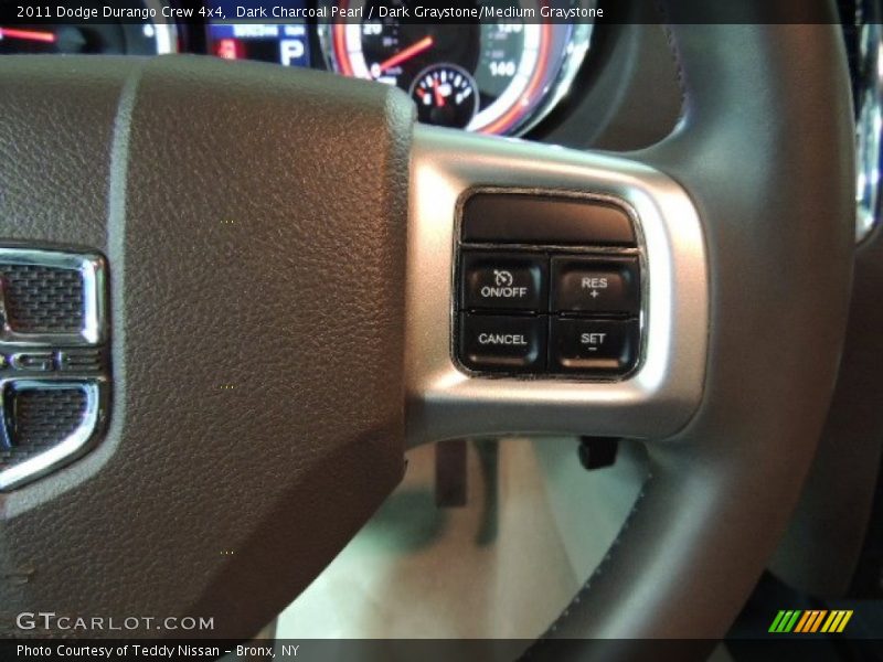 Dark Charcoal Pearl / Dark Graystone/Medium Graystone 2011 Dodge Durango Crew 4x4