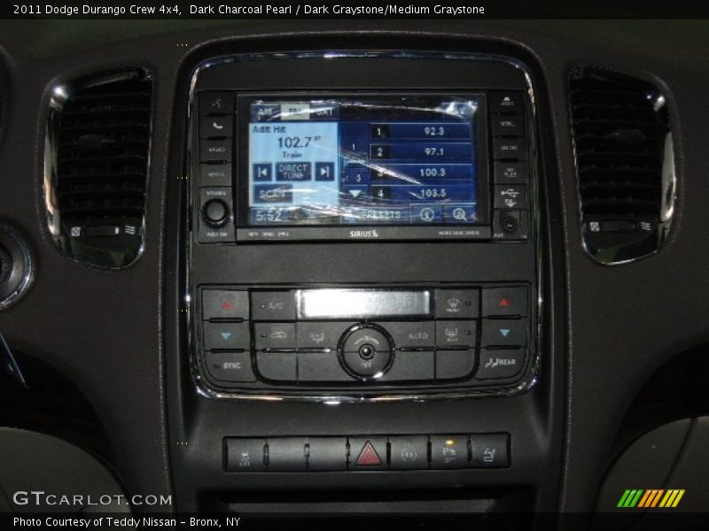 Dark Charcoal Pearl / Dark Graystone/Medium Graystone 2011 Dodge Durango Crew 4x4